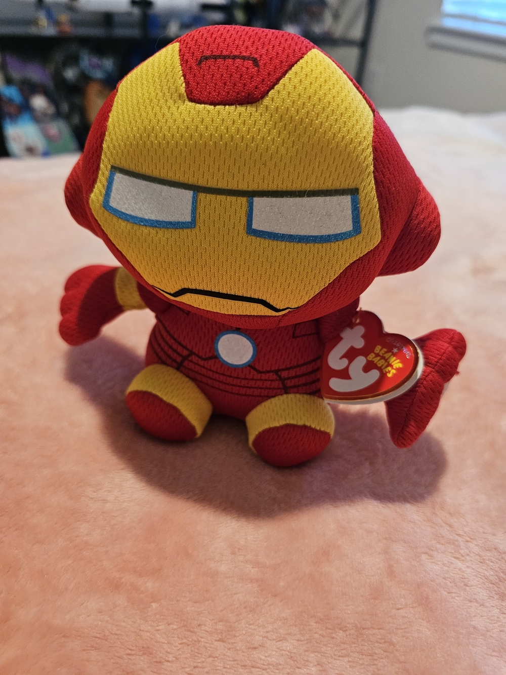 Ty Marvel Iron Man Plush - Red and Yellow